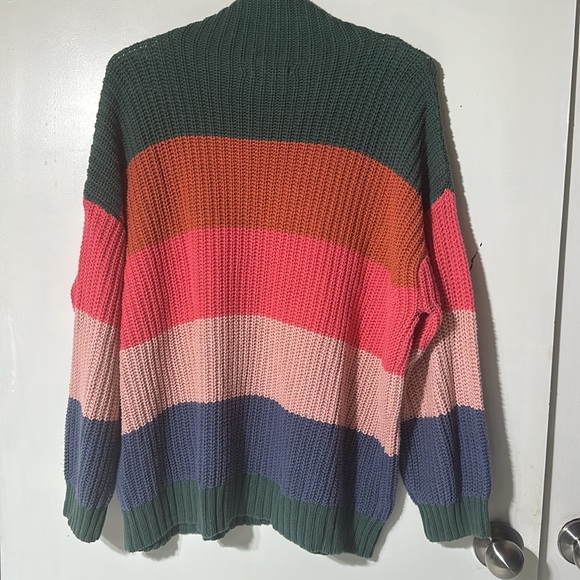 American Eagle sweater rainbow colourful size XS/S - Picture 2 of 3